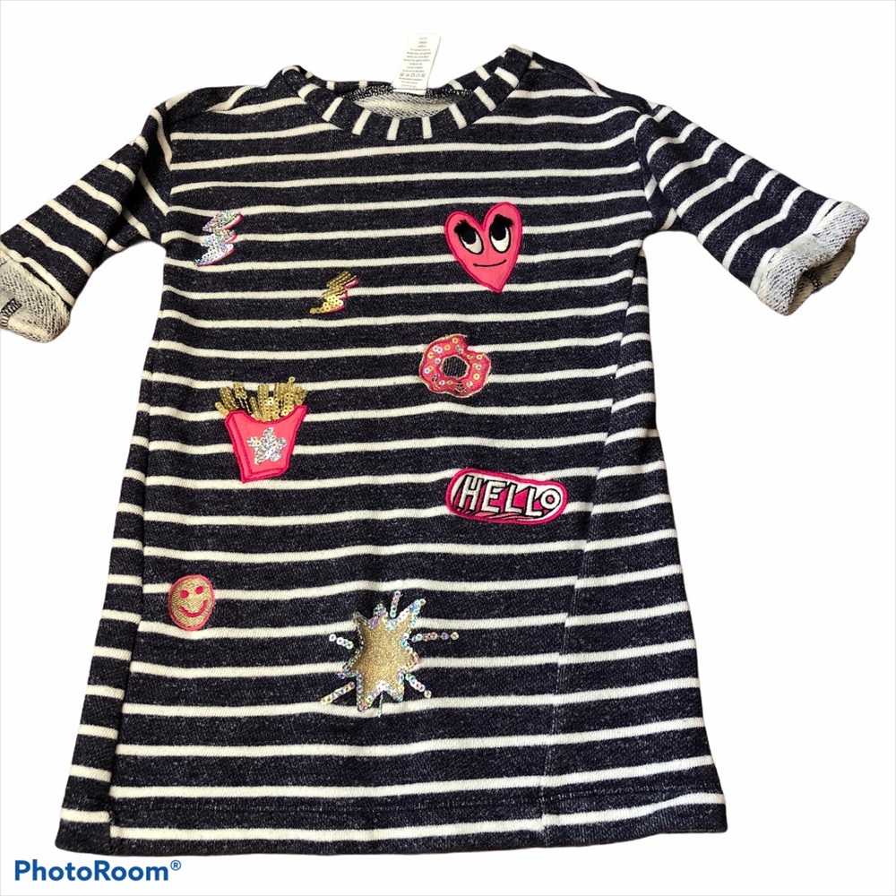 🌟3 X 25🌟Gymboree Girk Dress Cosmic Club Dress S4
